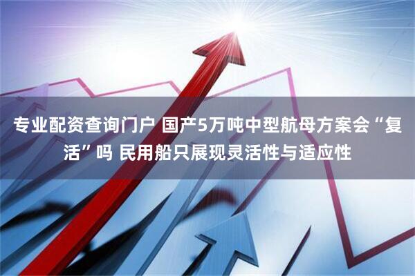 专业配资查询门户 国产5万吨中型航母方案会“复活”吗 民用船只展现灵活性与适应性